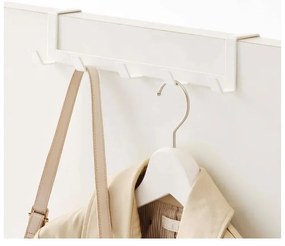 Cuier de ușă alb din metal 30 cm Tower – YAMAZAKI