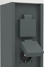 Eglo 901032 - Lampă de exterior cu 2 prize PARK, 1xE27/25W/230V, IP54, antracit