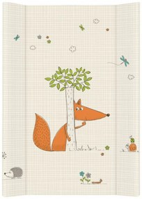 Covoraș pentru schimbarea lenjeriei de pat CEBA 50x70cm, dur, cu laturi ridicate - Fox, ecru