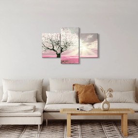 Tabloul copacului roz (90x60 cm)