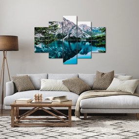 Tablou - Lac în Alpi (150x105 cm)