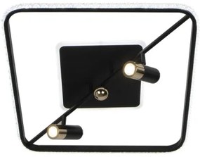 Plafonieră LED dimabilă LED/70W/230V 3000-6500K negru + telecomandă