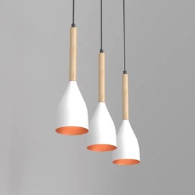 Lustră pe cablu MUZA 3xE27/60W/230V