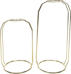 Set de două vaze, smarald/auriu, ROSEIN TYP 1