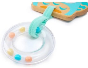Suport de joacă bebeluși cu bară Hape Bufnița Oskar