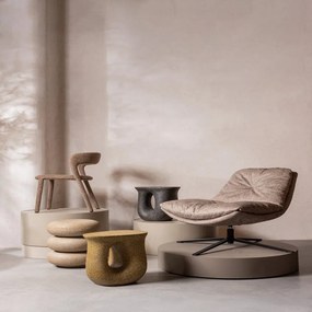 Fotoliu în culoare naturală pivotant Arve – WOOOD