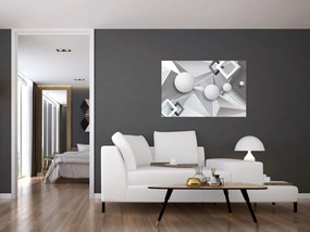 Tablou geometric abstract (90x60 cm)