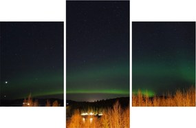 Tablou cu aurora borealis (90x60 cm)