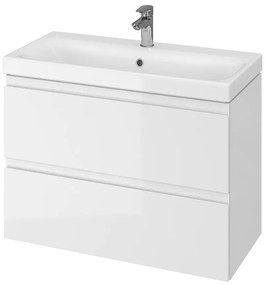 Dulap de lavoar, 57x80x38cm, 2 sertare, alb 800x570 mm, Alb