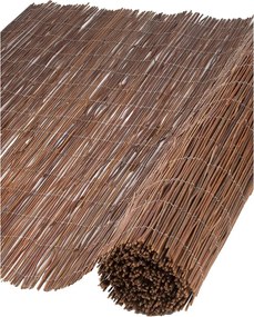 Nature Paravan de grădină din salcie, 1 x 3 m, 10 mm gros.