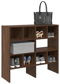 vidaXL Rafturi pantofi 2 buc Stejar maro stivuibil 89,5x30x40 cm