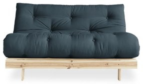 Canapea variabilă KARUP Design Roots Raw/Petrol Blue, albastru petrol