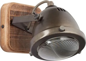 Brilliant - Aplică spot de perete CARMEN WOOD 1xGU10/5W/230V eucalipt