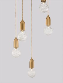 Lustra moderna cu 5 pendule design minimalist VEDA