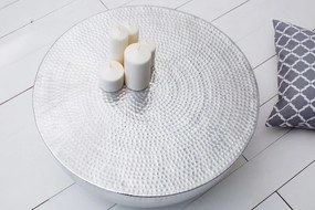 Masuta Living eleganta din metal Optik 70cm argintiu A-37913 VC