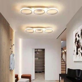 Plafonieră LED dimabilă, 30W, 230V, 3000–6500K, albă, Wi‑Fi Tuya + telecomandă