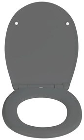 Capac WC cu închidere lentă Wenko Vorno, gri