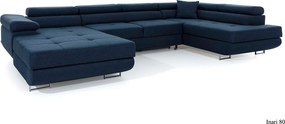 Colțar lemn masiv Formă U Extensibil Roger 345x202cm Personalizabil