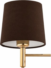 Brilagi - Lustră pe tijă MONTE 5xE27/60W/230V maro/auriu