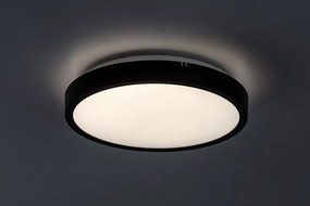 Plafoniera pentru baie, Protectie IP44 Alenzo D-30,5cm negru, alb