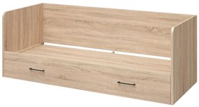 Pat de o persoană extensibil80 cm Tetrix 13 (stejar sonoma) (cu sp. depozitare). 1098495