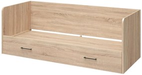 Pat de o persoană extensibil80 cm Tetrix 13 (stejar sonoma) (cu sp. depozitare). Promo -35%. 1098495