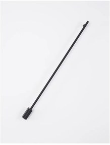 Aplica de perete LED design liniar GROPIUS negru, L-90cm, H-7cm