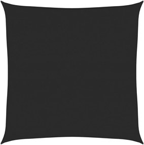 vidaXL Pânză parasolar, negru, 4,5 x 4,5 m HDPE, 160 g/m²