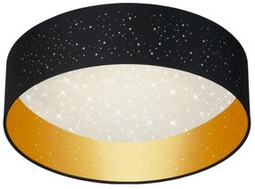 Plafonieră LED TULUZA LED/24W/230V d. 40 cm negru