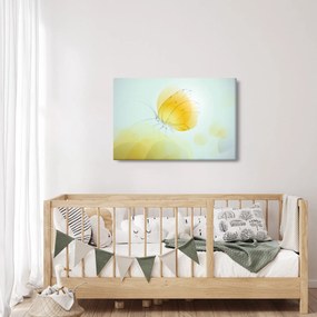 Tablou - Fluturele galben (90x60 cm)