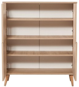 Mobilier pentru hol Maluxe 727 (Stejar sonoma + Albastru închis). 1089058