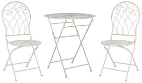 Set mobilier balcon Seppi (alb) . 1075992