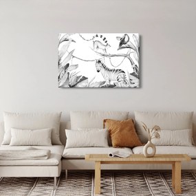 Tablou - Acuarelă Jungla (90x60 cm)