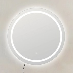 Oglindă de perete cu led 60x60 cm – Ixia