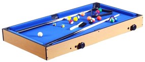 Masă de joc 4 în 1 pentru foosball, ping-pong, biliard și curling bowling