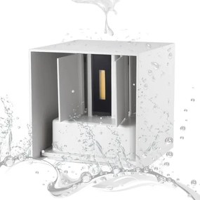 Aplică LED de exterior 2xLED/3W/230V IP54 albă