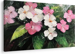 Tablou - Flori roz și albe (90x60 cm)