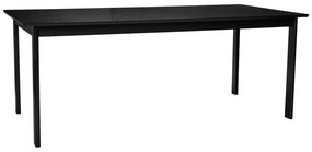 Masă de dining neagră 95x195 cm Dapper – Hübsch