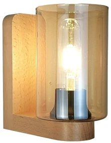 Aplica de perete clasica fabricata manual din lemn SIENA YELLOW