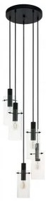 Suspensie vintage 5 becuri E27 Montefino 97368 Eglo