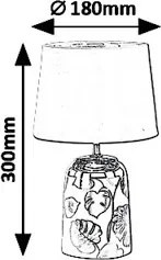 Rabalux 4548 - Lampă de masă SONAL 1xE14/40W/230V