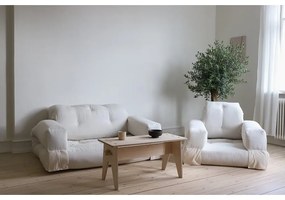 Canapea albastră extensibilă 140 cm Hippo - Karup Design