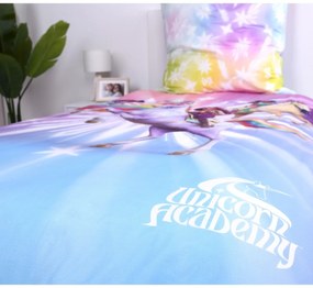 Lenjerie de pat din bumbac Herding UnicornAcademy, 135 x 200 cm, 80 x 80 cm, 135 x 200 cm, 80 x 80 cm