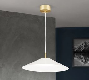 Lustra LED dimabila, Pendul metalic GOURMET White