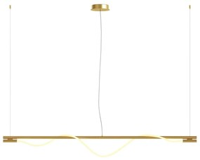 Lustra LED design modern Tau auriu