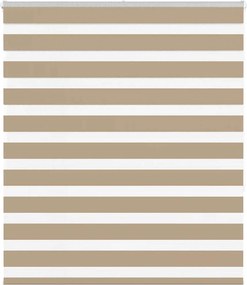 vidaXL Jaluzea tip zebra 125x150 cm lățime țesătură 120,9 cm poliester