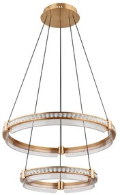 Lustra LED suspendata design circular cu telecomanda BLONDIE