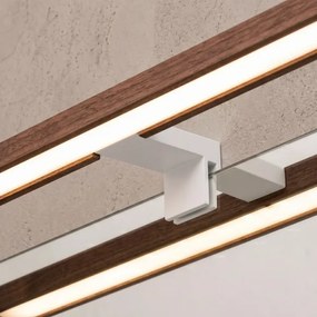 Brilagi -LED Iluminare pentru oglindă de baie WOODY MIRROR 3 în 1 LED/15W/230V IP44 alb/stejar/cireș