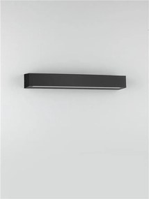 Aplica exterior neagra liniara 50cm IP65 LED CCT PRISMATIC