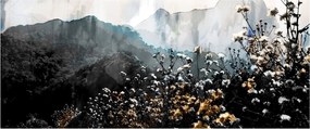 Tablou - Ilustrație de flori sălbatice (120x50 cm)